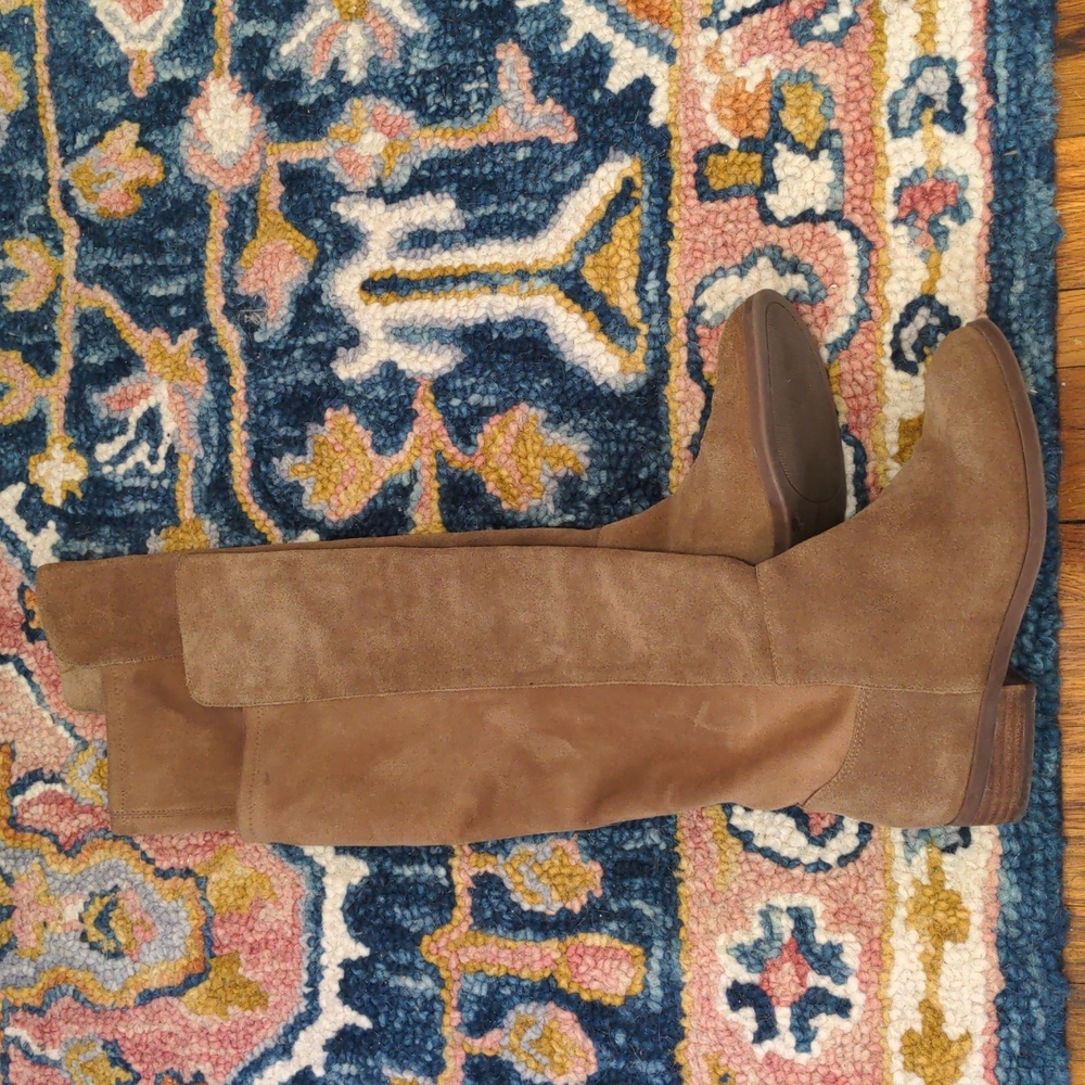Over-the-knee sole society suede leather boots